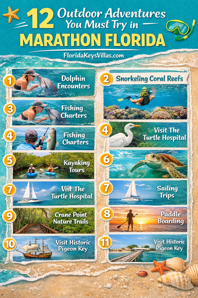 Discover Marathon Fl Outdoor Adventures Day Trips & Florida Keys Vacation Rentals. 12 Outdoor Adventures You Must Try in Marathon Florida. FloridaKeysVillas.com