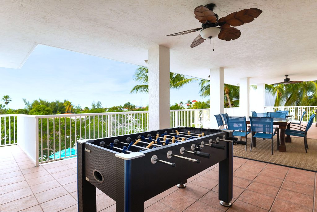 Foosball table at 619 Sombrero Beach Rd., Marathon, Florida. FloridaKeysVillas.com