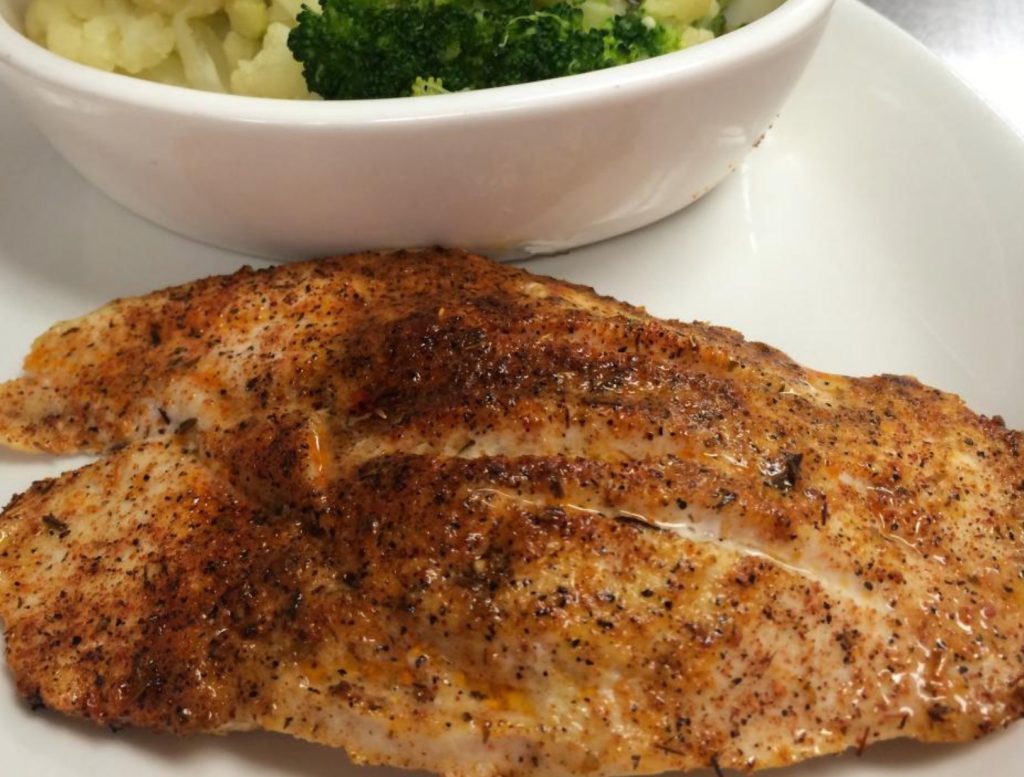 Lazy Day South Best Cook Your Own Catch. Blackened Mahi Mahi. 
