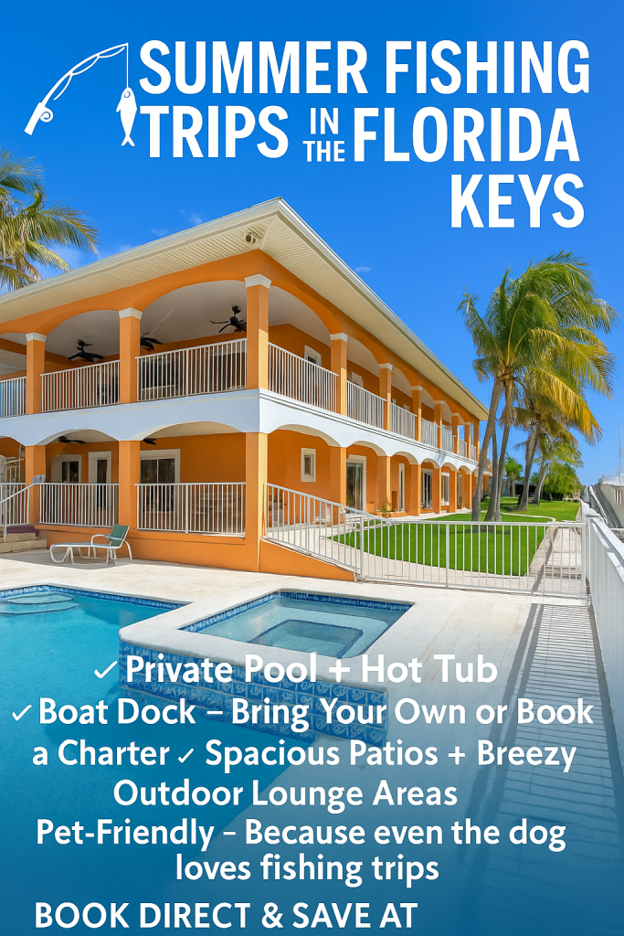 711 8 Street Key Colony Beach Florida. Great Vacation rental for fishing. FloridaKeysVillas.com