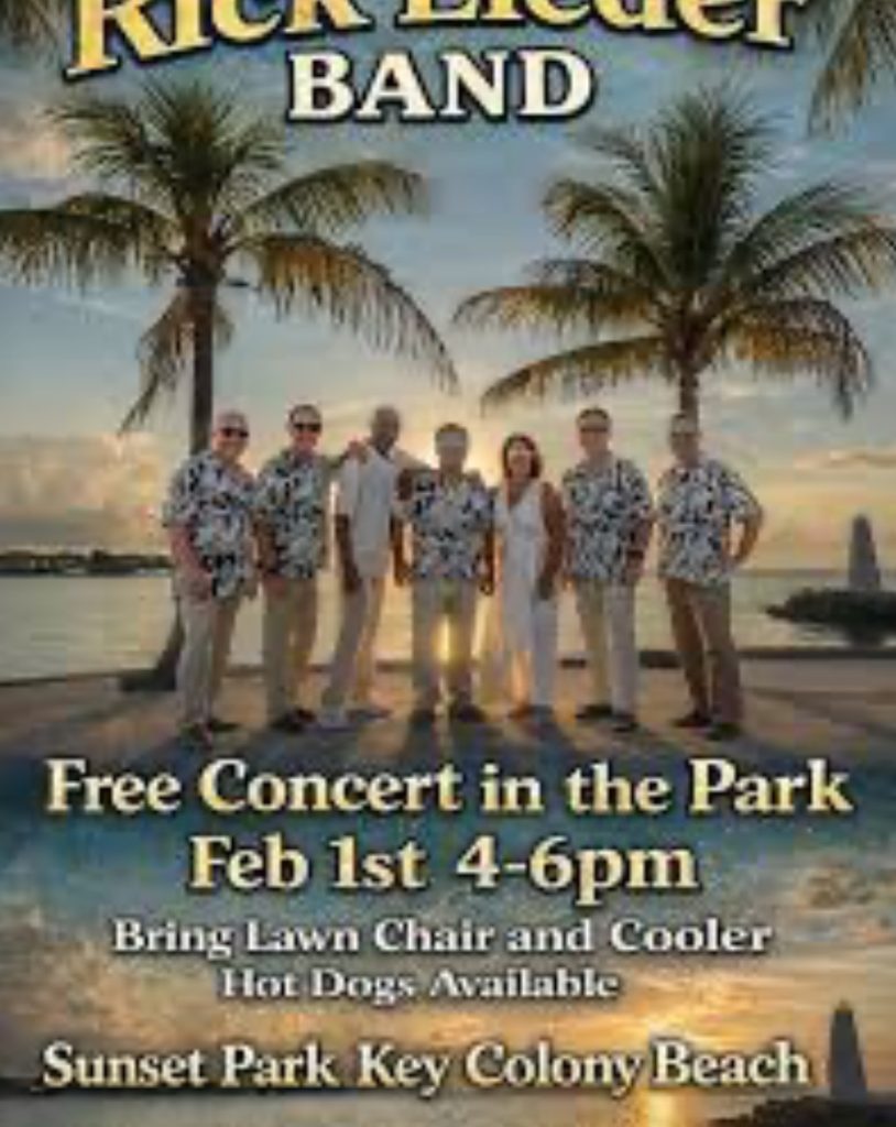 Sunset Park Free Concerts at Park in Key Colony Beach. FloridaKeysVillas.com