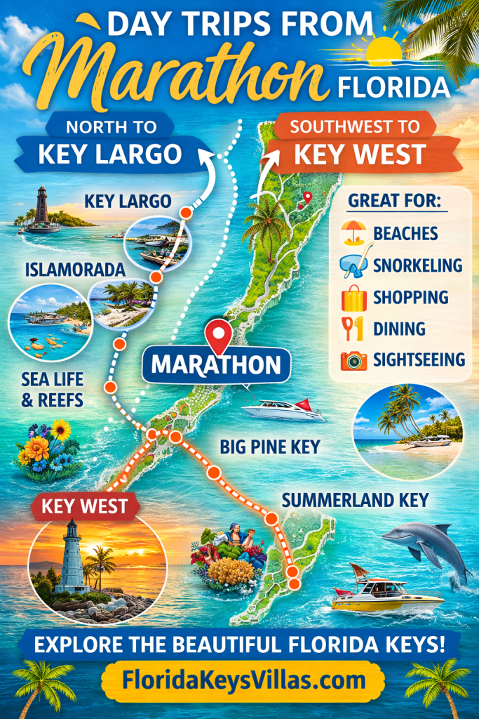 Day Trips from Marathon Florida. FloridaKeysVillas.com
