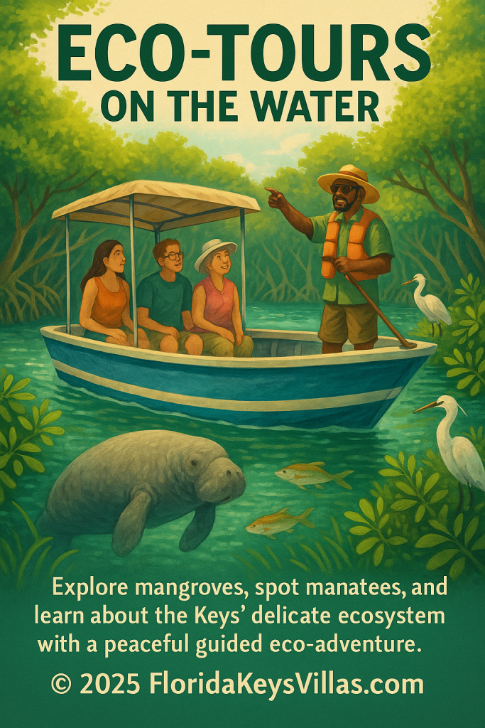 Eco-Tours on the water see Manatees in the Florida Keys. FloridaKeysVillas.com