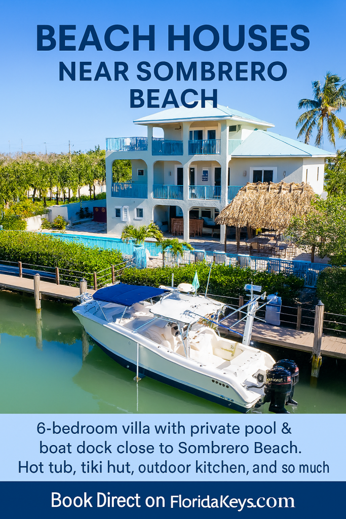 Beach House Near Sombrero Beach in Marathon Florida. FloridaKeysVillas.com