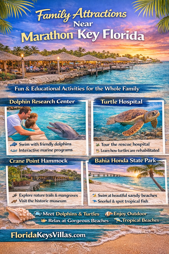 Family Attractions Near Marathon Key Florida. FloridaKeysVillas.com