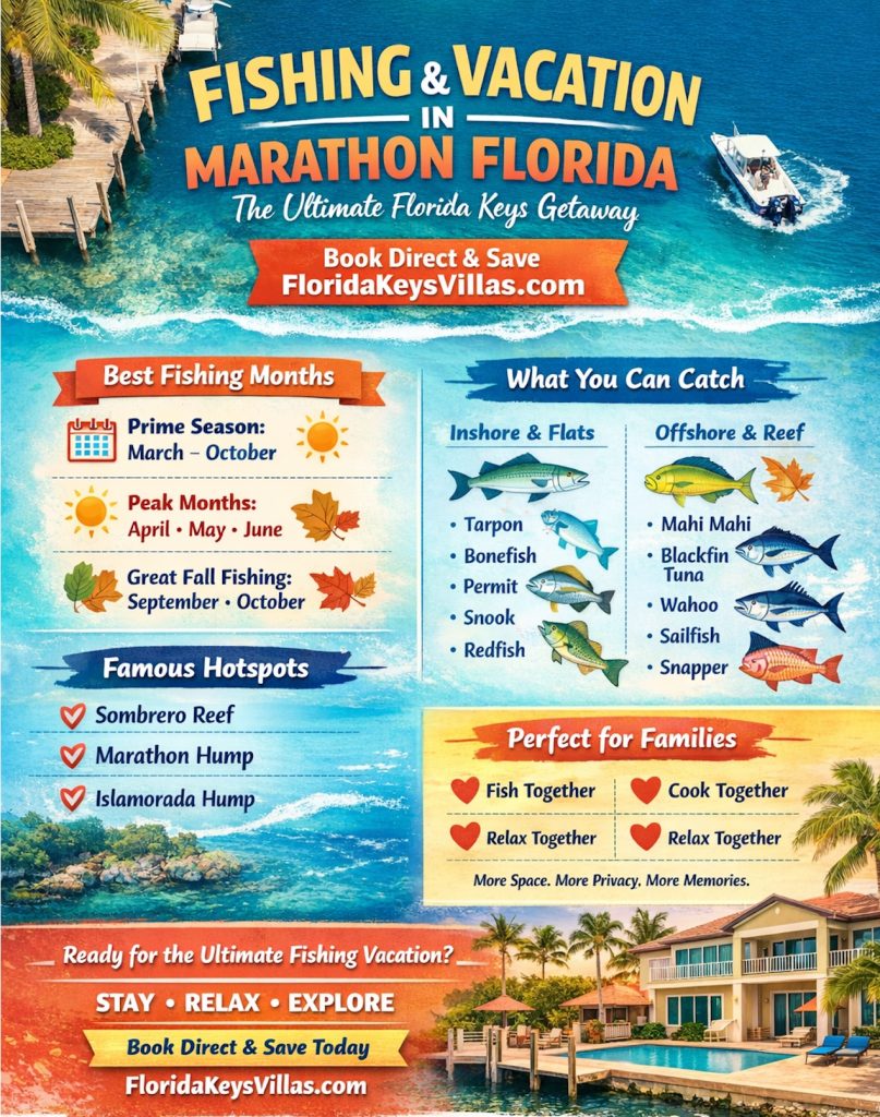 Fishing & Vacation in Marathon Florida the ultimate Guide. FloridaKeysVillas.com