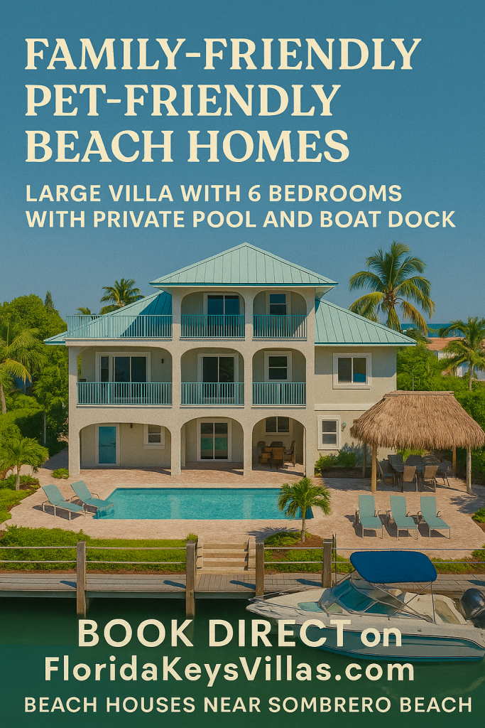 Pet-friendly Marathon Florida vacation rentals with fenced yards and waterfront views. FloridaKeysVillas.com