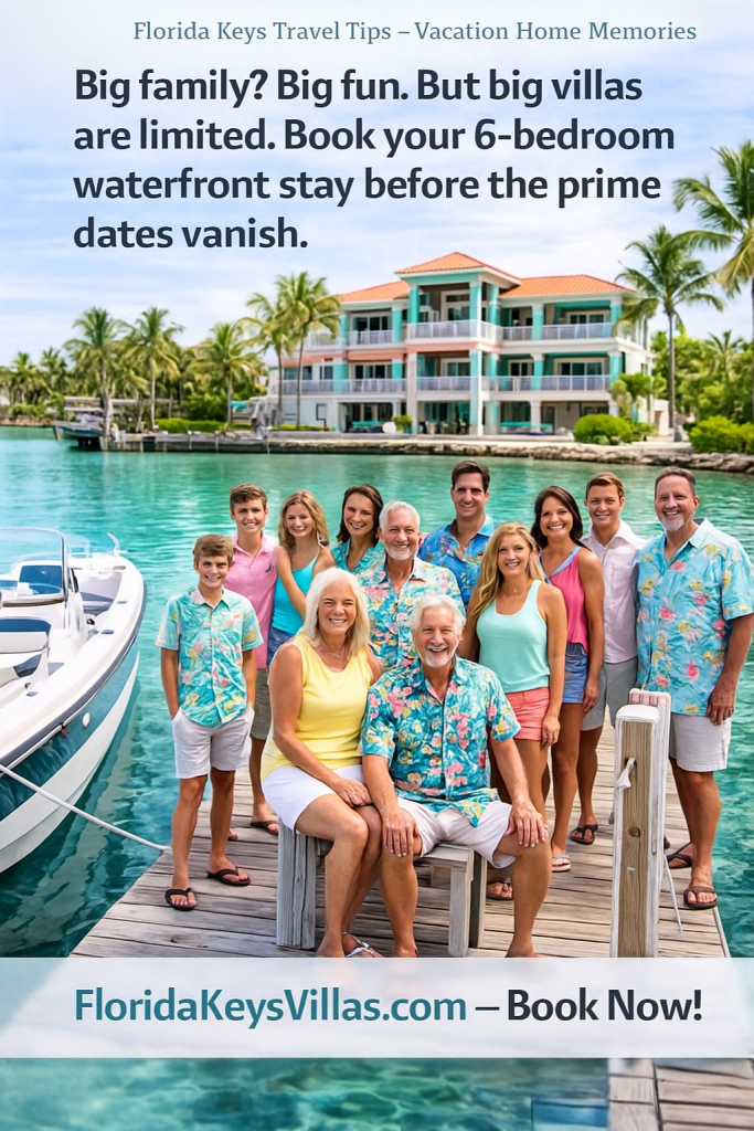 Waterfront Rentals With Docks & Pools. Big Family?FloridaKeysVills.com