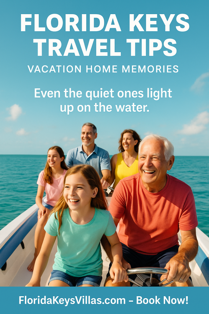 Florida Keys Vacation Rentals with Boat dock. Waterfront homes with boat docks book on FloridaKeysVillas.com