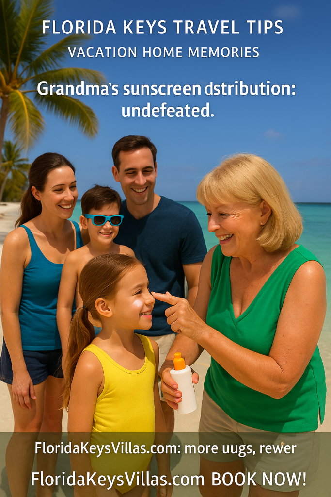 Florida Keys Travel Tips Grandma's sunscreen and bug protection. FloridaKeysVillas.com