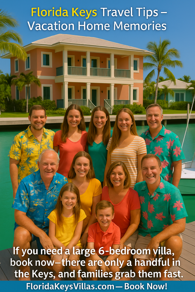 Florida Keys Vacation rentals perfect for large families & group vacations. Book Direct FloridaKeysVillas.com
