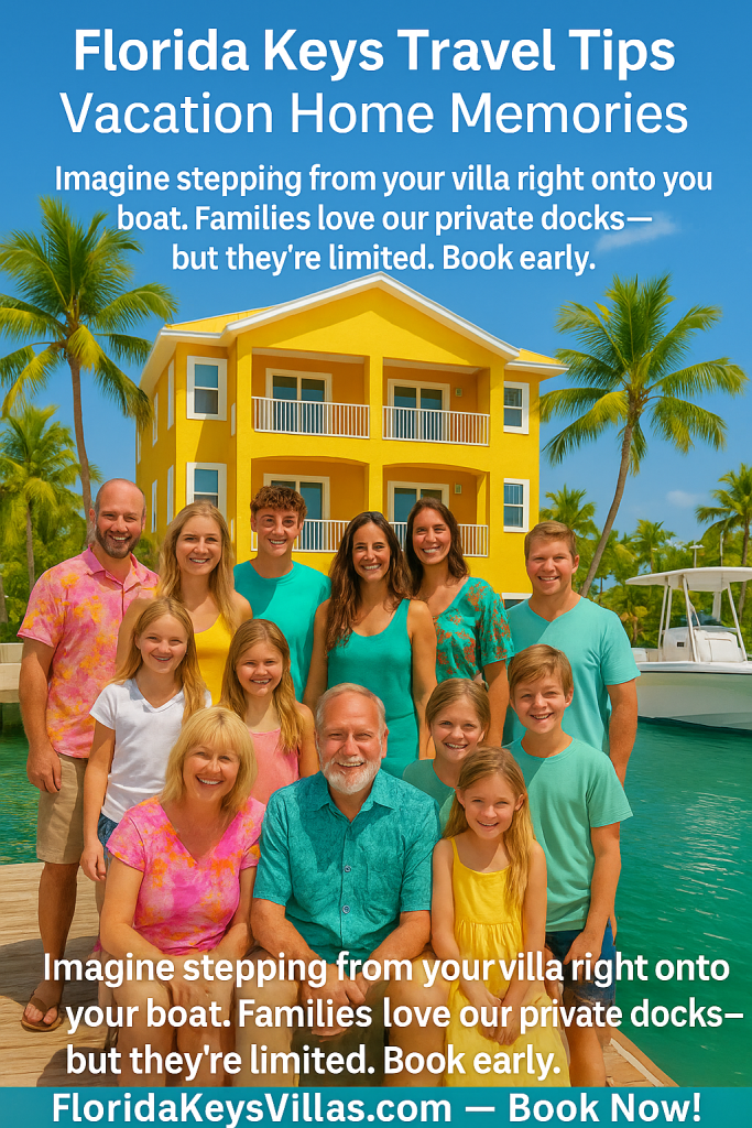 Waterfront Rentals with docks in Marathon FL. FloridaKeysVillas.com