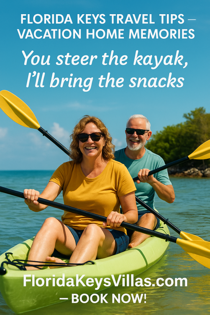 Florida Keys Travel Tips Vacation Home Memories. Kayak Fishing. FloridaKeysVillas.com