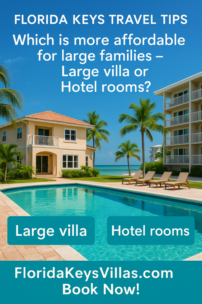Luxury Florida Keys Vacation Rentals In Marathon & Key Colony Beach. Which is more affordable for large families. FloridaKeysVillas.com