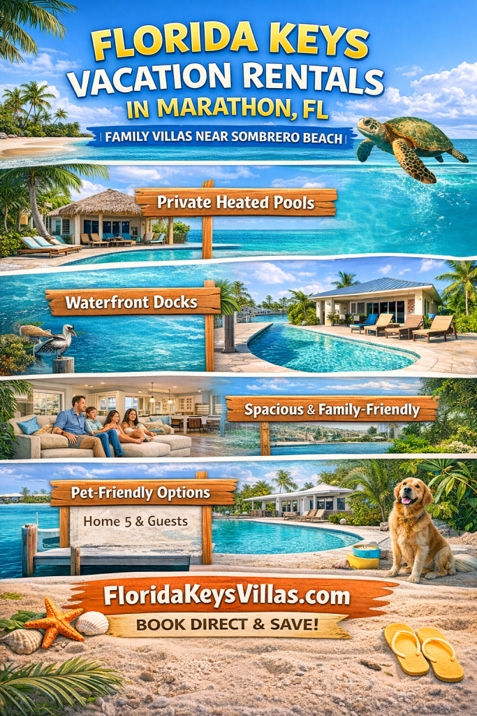 Florida Keys Vacation Rentals in Marathon FL. Family Villas Near Sombrero Beach. FloridaKeysVillas.com