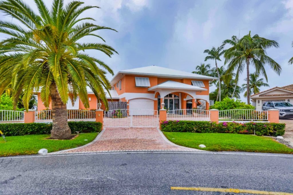 Luxury waterfront Florida Keys vacation rental with pool and dock. FloridaKeysVillas.com