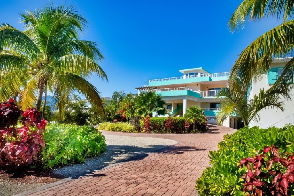 Florida Keys Villas private pool and dock. 619 Sombrero Beach Rd, Marathon Fl. FloridaKeysVillas.com