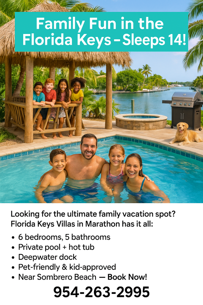 Large Families & Groups. FloridaKeysVillas.com