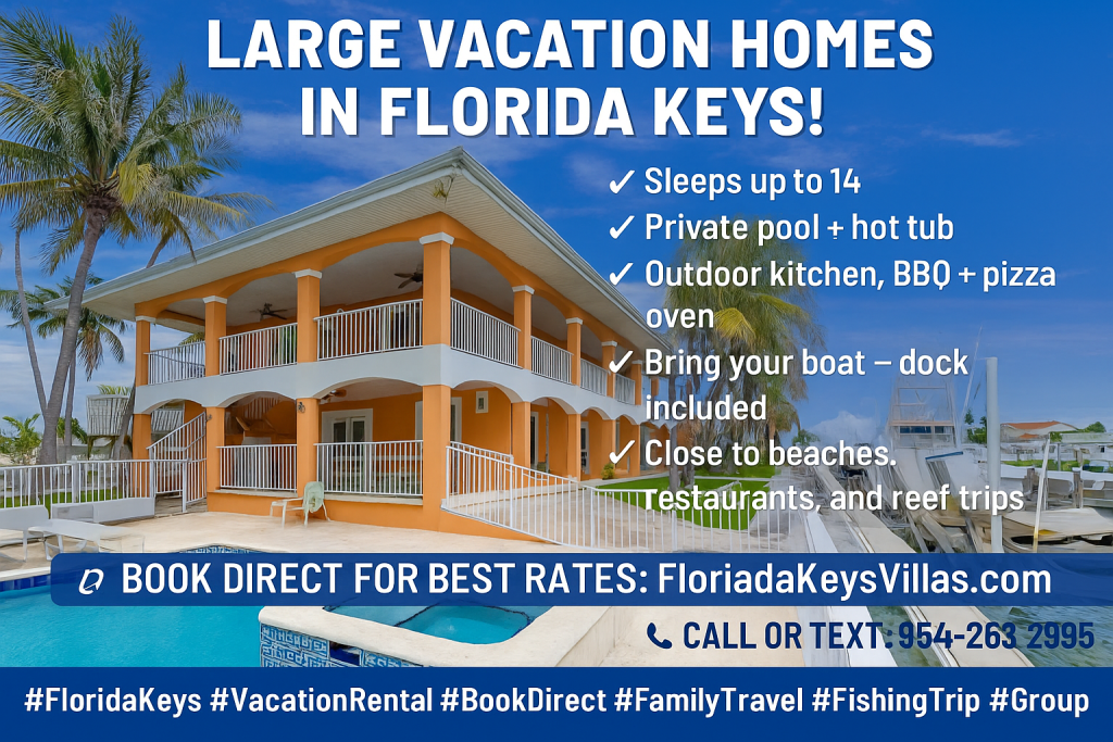 Large Family Vacation Rentals Florida Keys. Large Vacation Homes in Florida Keys - FloridaKeysVillas.com