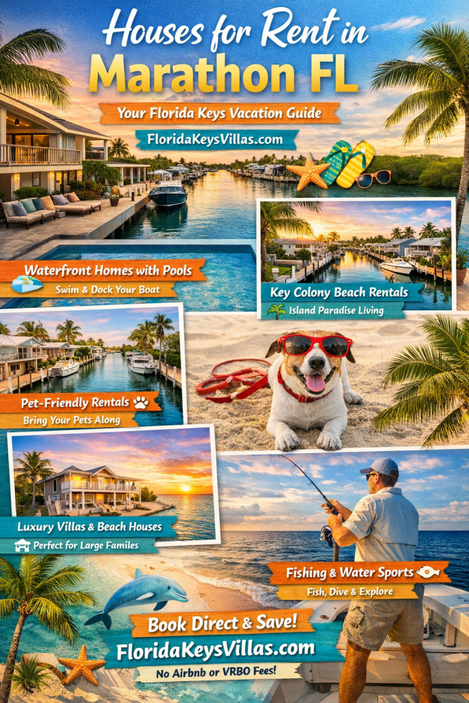 Houses for Rent in Marathon Florida. Your Florida Keys Vacation Guide. FloridaKeysVillas.com