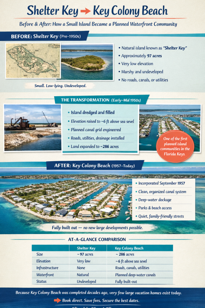 History and How It Was Built. History of how Key Colony Beach developed. FloridaKeysVillas.com