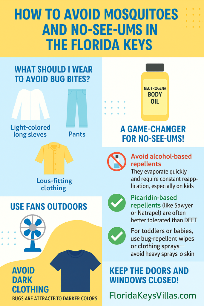 How To Avoid Mosquitoes and No-See-Ums in the Florida Keys. FloridaKeysVillas.com