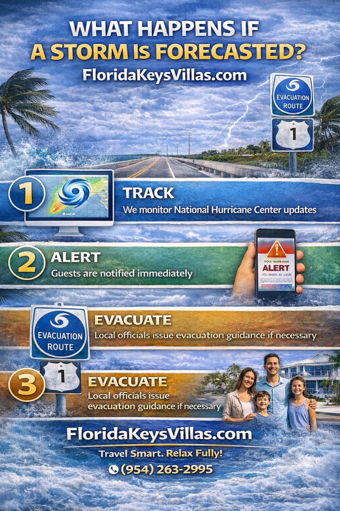 What Happens if A Storm Hurricane is Forecasted. FloridaKeysVillas.com