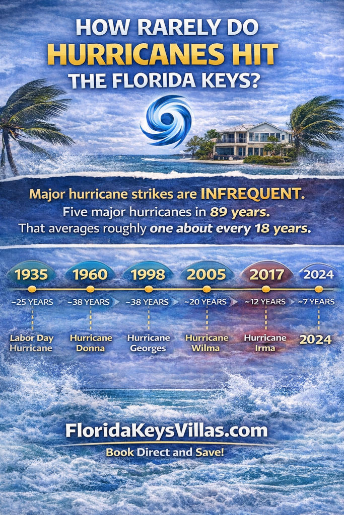 How Rarely Do Hurricanes Hit the Florida Keys Timeline and Infrequent. FloridaKeysVillas.com