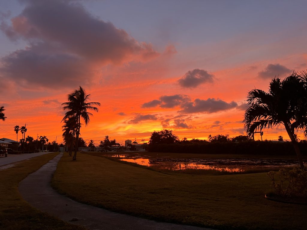 Beautiful Sun Rises in Key Colony Beach Florida. FloridaKeysVillas.com