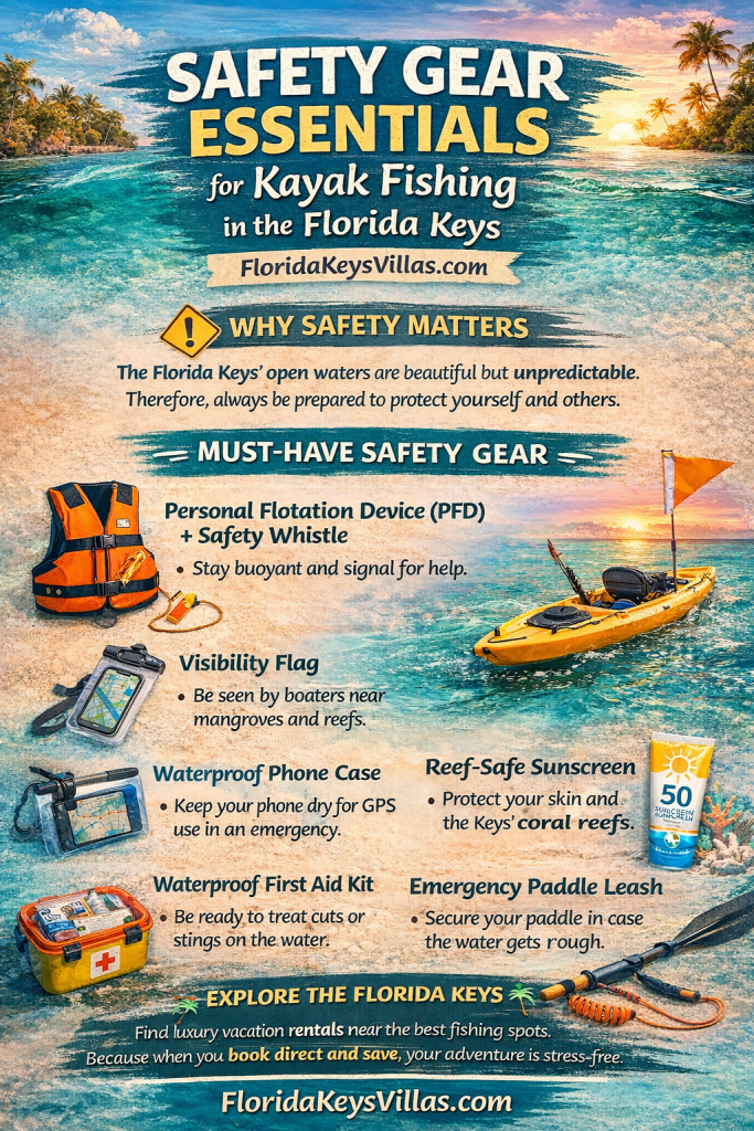 Kayaking Fishing Safety Gear Essentials Florida Keys. FloridaKeysVillas.com