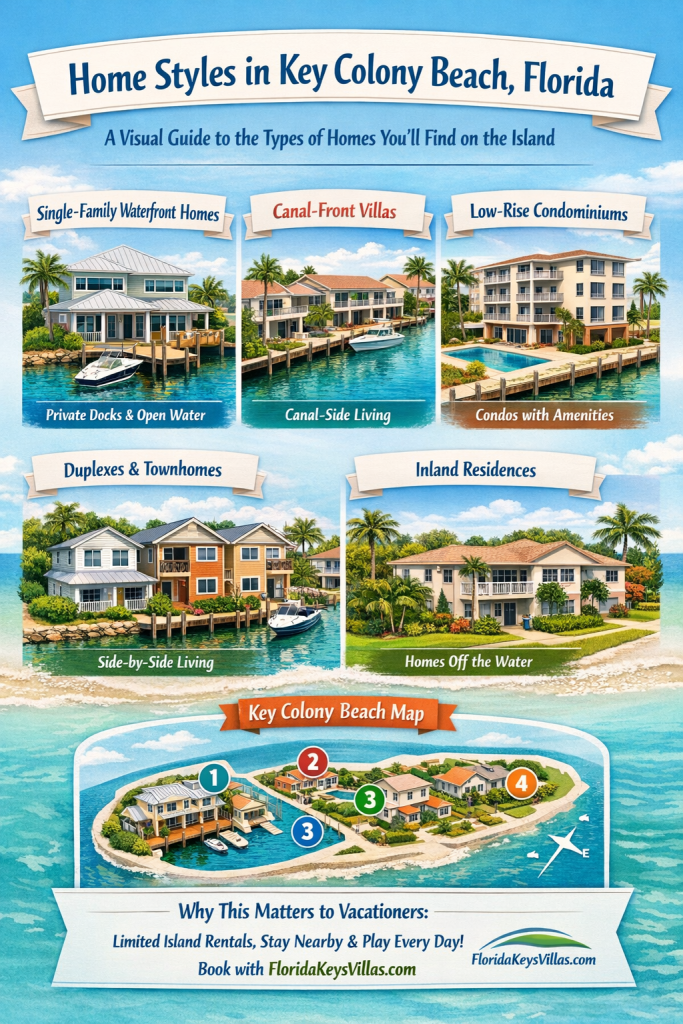 Key Colony Beach Florida Home Styles in Key Colony Beach. FloridaKeysVillas.com