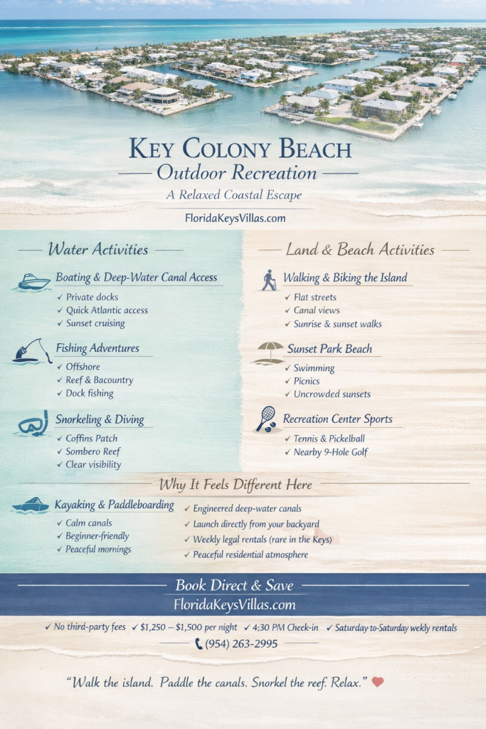 Key Colony Beach Rentals: A Quiet Hidden Gem. Key Colony Beach rentals. FloridaKeysVillas.com
