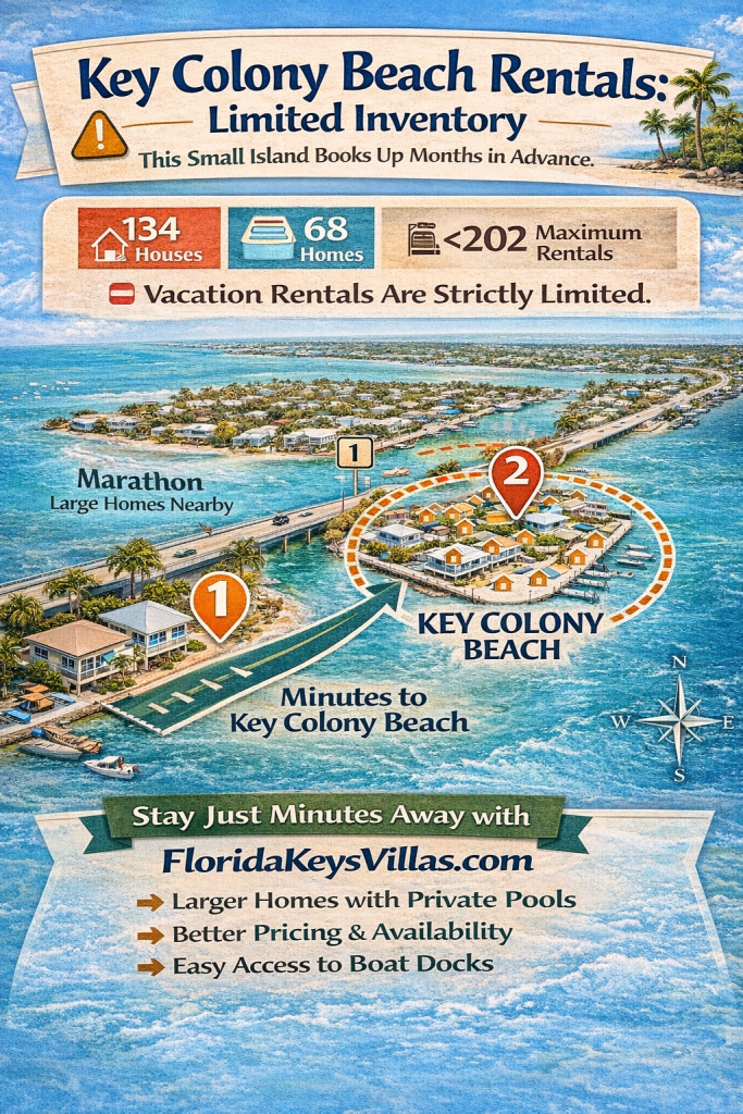 Key Colony Beach Rentals Limited Inventory Books up Months in Advance. FloridaKeysVillas.com