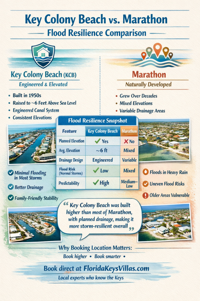 Does KCB flood during storms or hurricanes. FloridaKeysVilllas.com