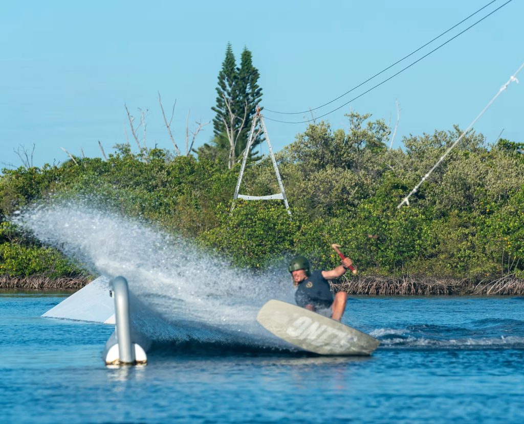 Keys Cable at the Lagoon Cable Jumps in Lagoon. FloridaKeysVillas.com 
