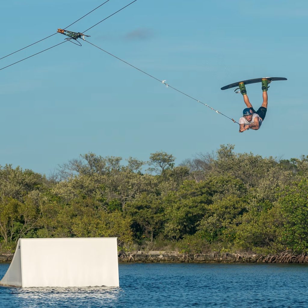 Keys Cable at the Lagoon Cable Jumps in Lagoon. FloridaKeysVillas.com