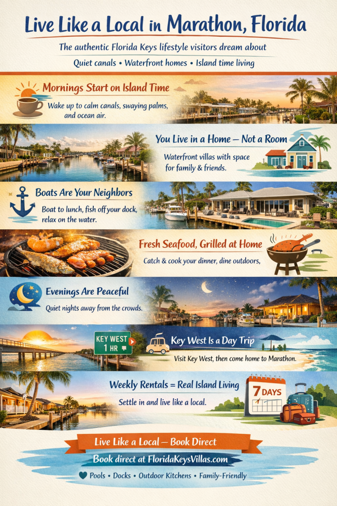 Live Like a Local in Marathon Florida. Book Direct and Save FloridaKeysVillas.com