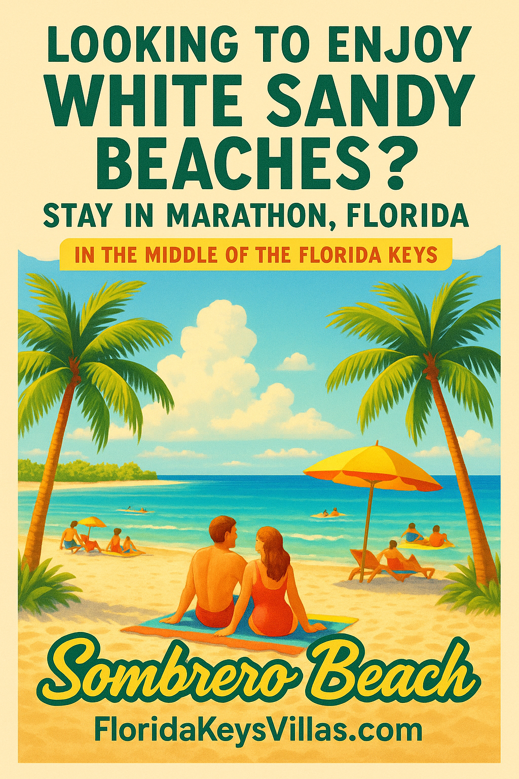 Looking to enjoy white sandy beaches stay in Marathon Florida. FloridaKeysVillas.com