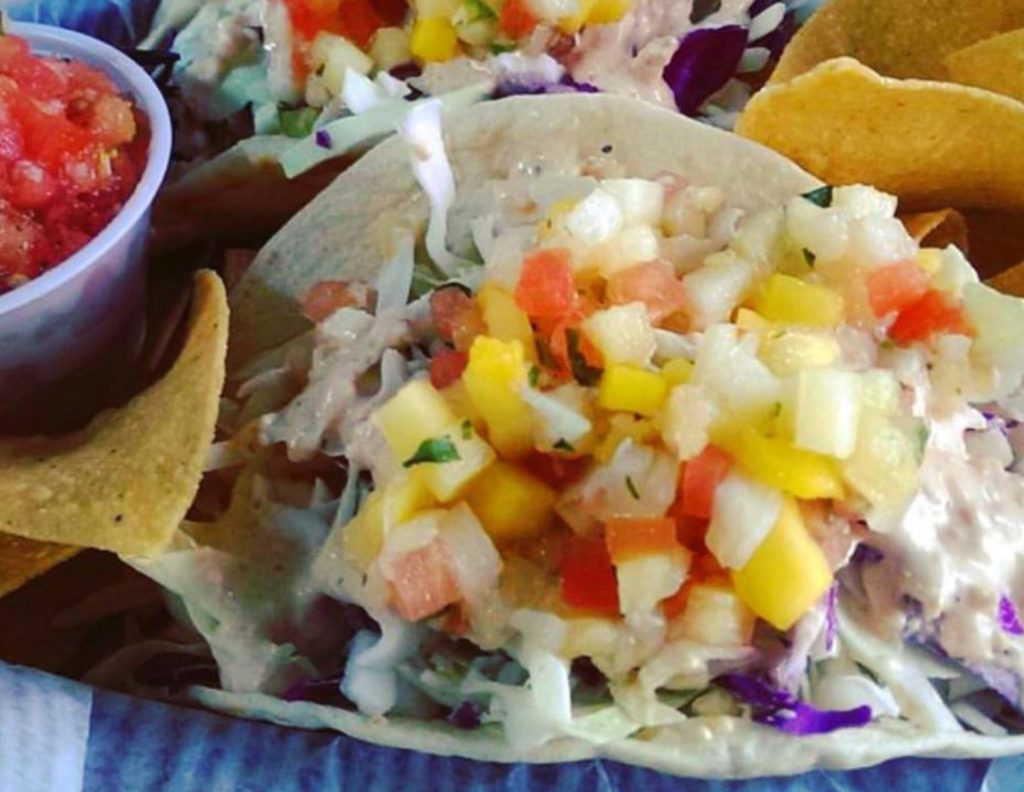 Mango Ceviche with Chips are a favorite here in the Keys. FloridaKeysVillas.com