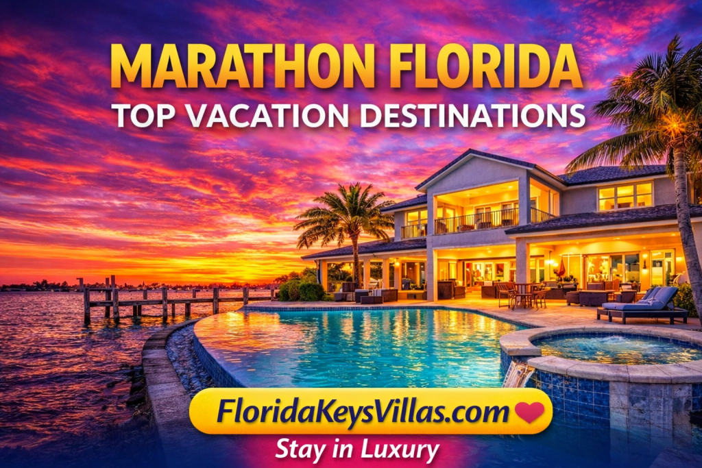 Marathon Florida Top Vacation Destinations Florida Keys Villas - Bold Sunset Tropical. FloridaKeysVillas.com