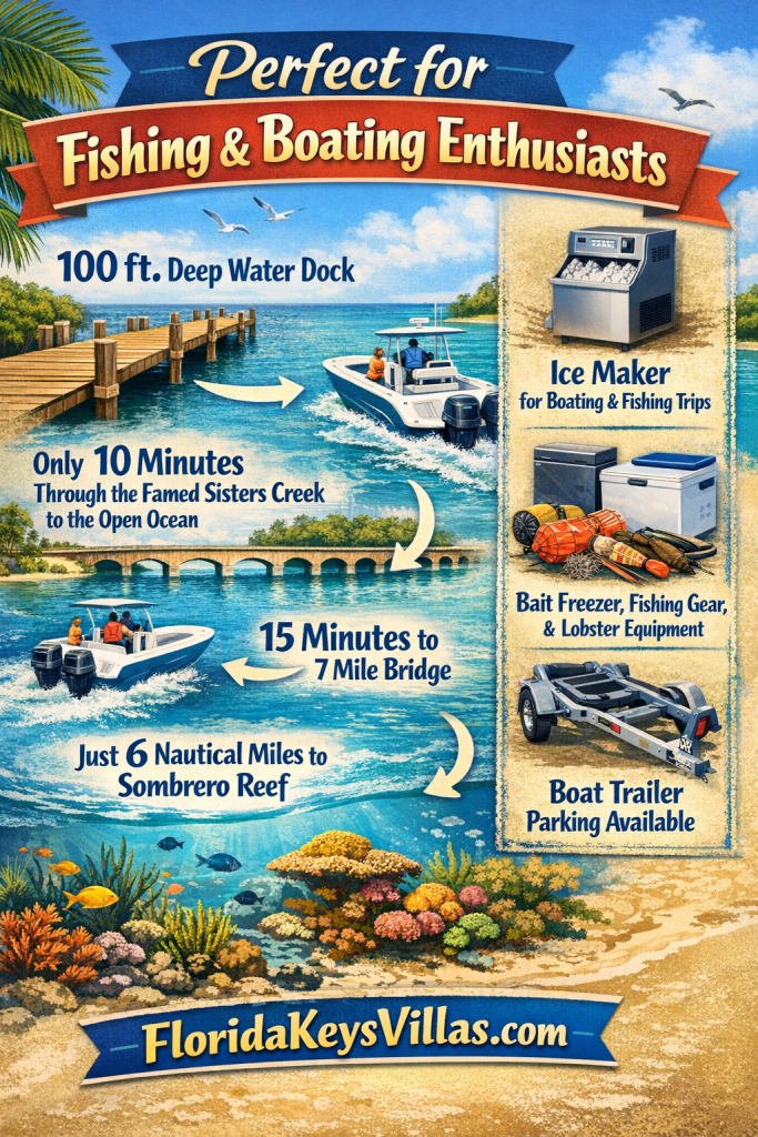 Perfect for Fishing & Boating Enthusiasts FloridaKeysVillas.com