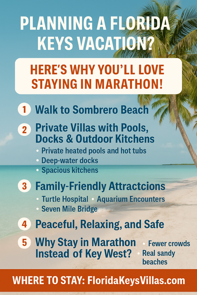 Planning A Florida Keys Vacation. Is Marathon A Good Place to Stay in The Florida Keys. FloridaKeysVillas.com