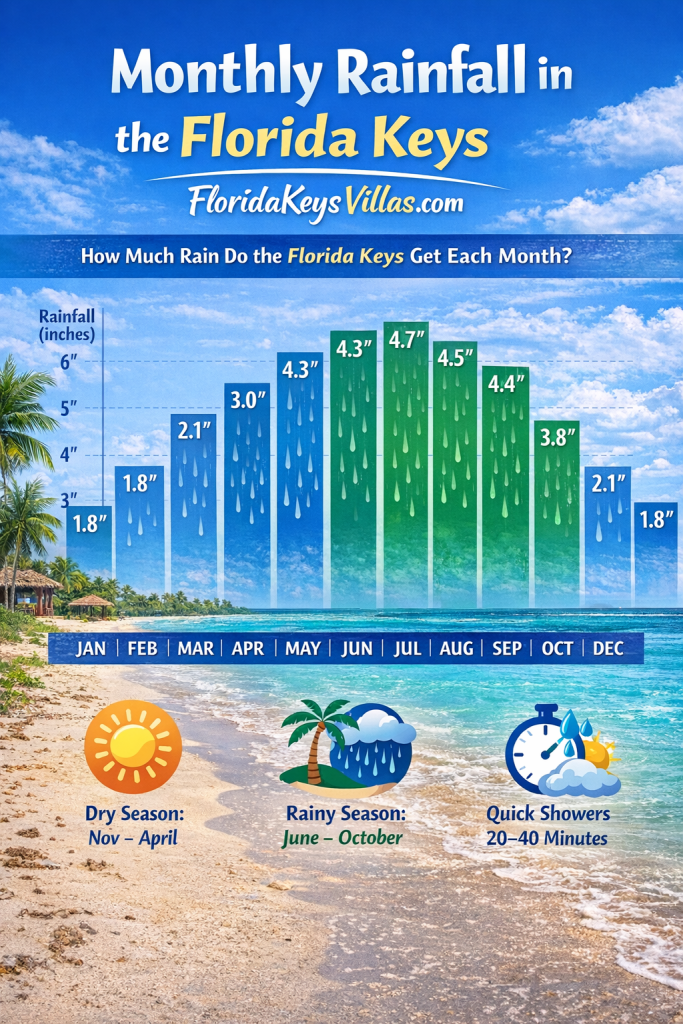 Monthly Rainfall in the Florida Keys. FloridaKeysVillas.com