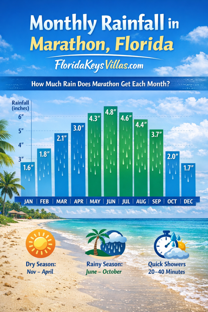 Does It Rain a Lot in Marathon Florida Monthly Guide. FloridaKeysVillas.com