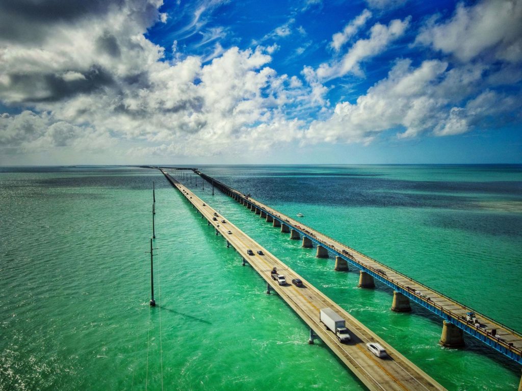 Seven Mile Bridge sunrise photography Florida Keys. FloridaKeysVillas.com