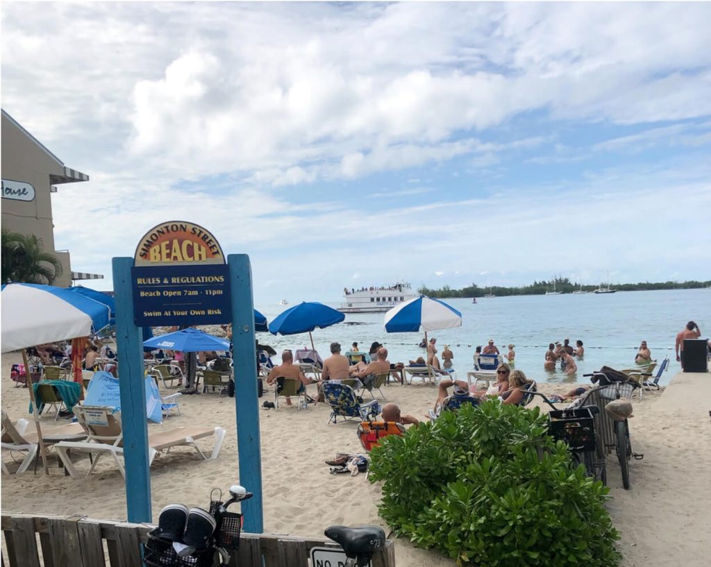 Simonton Street Beach Key West Florida calm turquoise water. FloridaKeysVillas.com