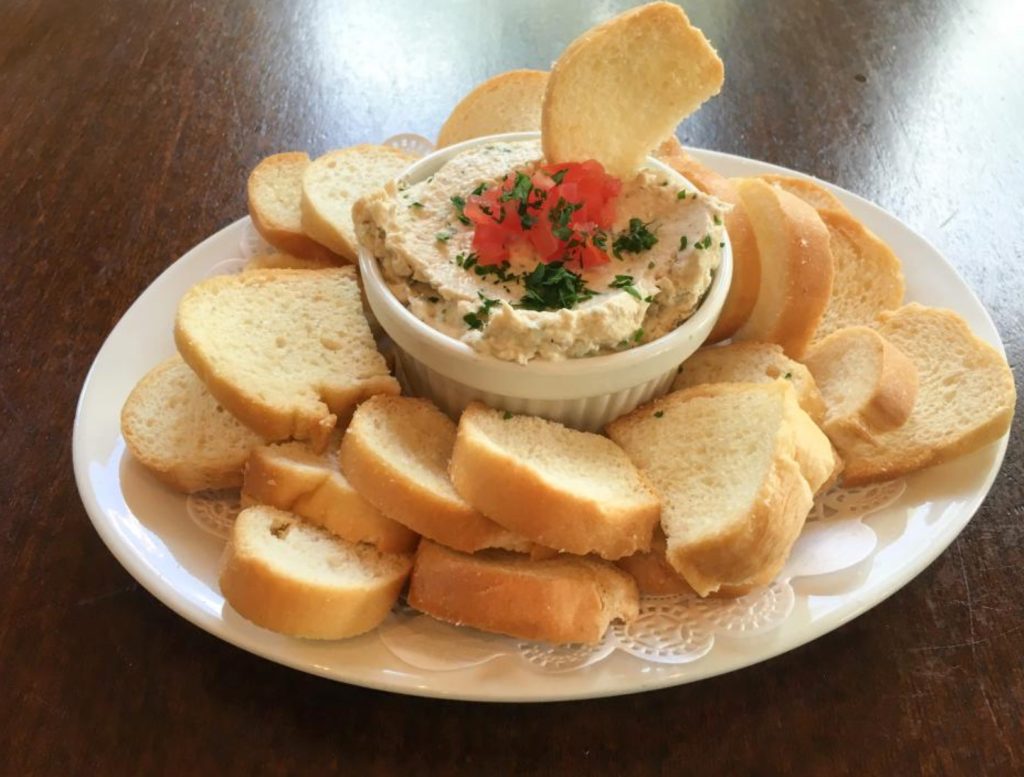 Another favorite Dish in the Keys is smoked fish dipped and brochette or chips. 