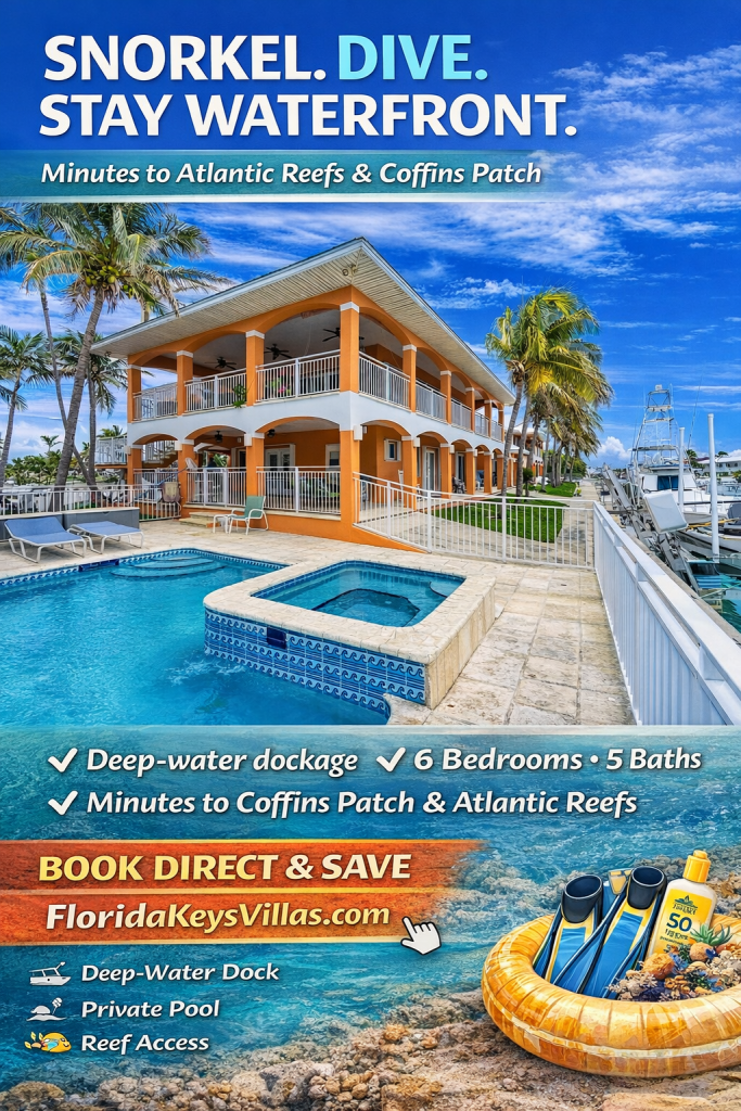 What Makes FloridaKeysVillas.com Different? Snorkel Dive Stay Waterfront. FloridaKeysVillas.com