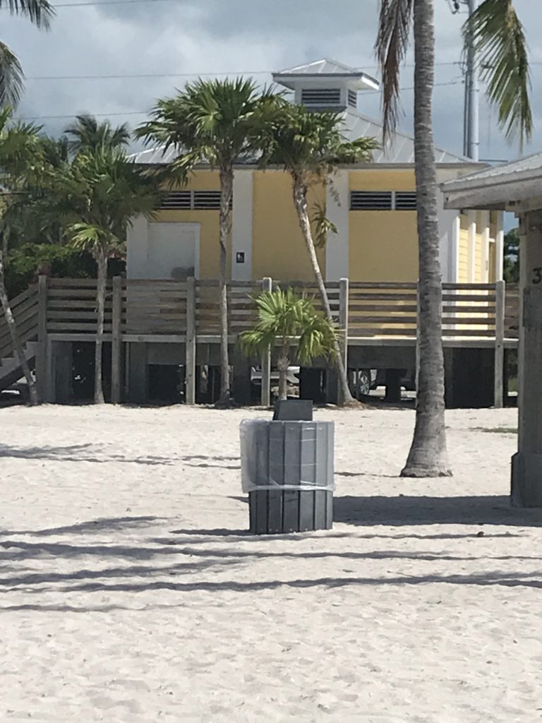 Public Restrooms and shows wheelchair accessible at Sombrero Beach. FloridaKeysVillas.com