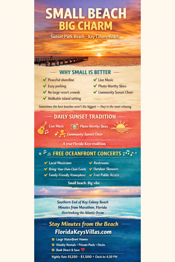 Sunset Beach Big Charm beautiful sunsets. FloridaKeysVillas.com